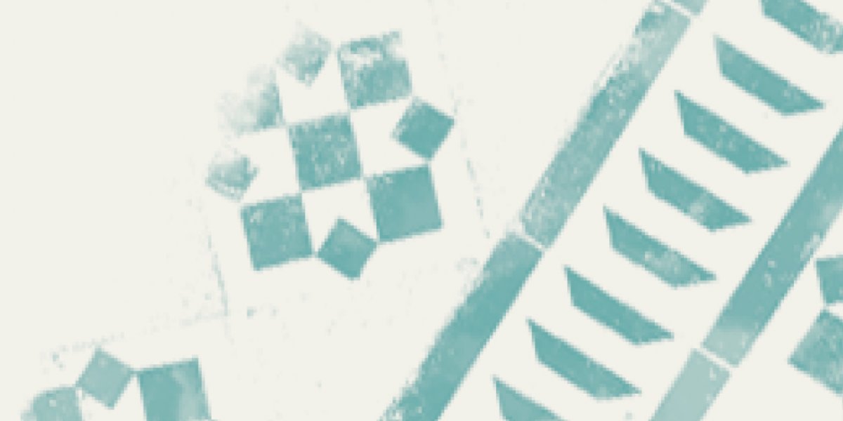 Ilustração artística turquesa com padrões atraentes da Príncipe Collection Hotels.